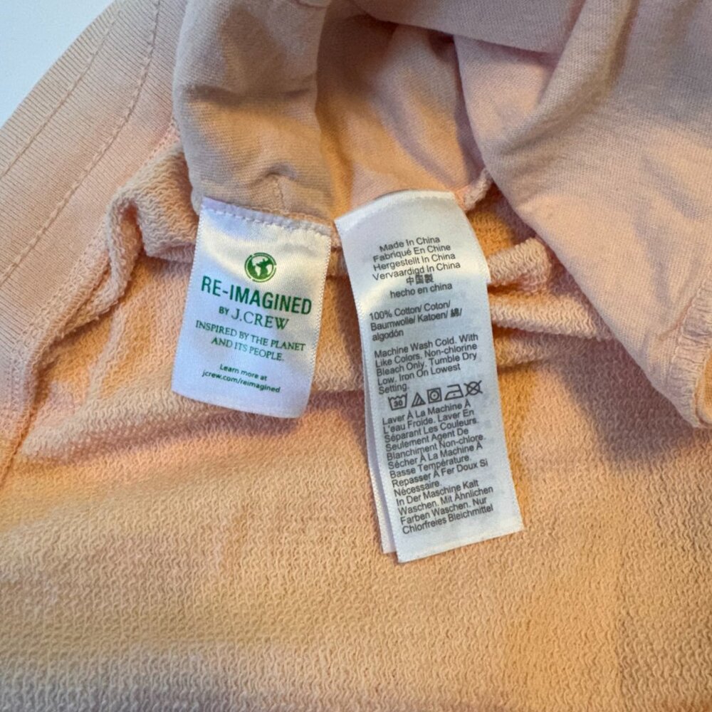 J.Crew Retro Track Short in Mariner Cloth – Peach – Size L - 0170 - Picture 5 of 6